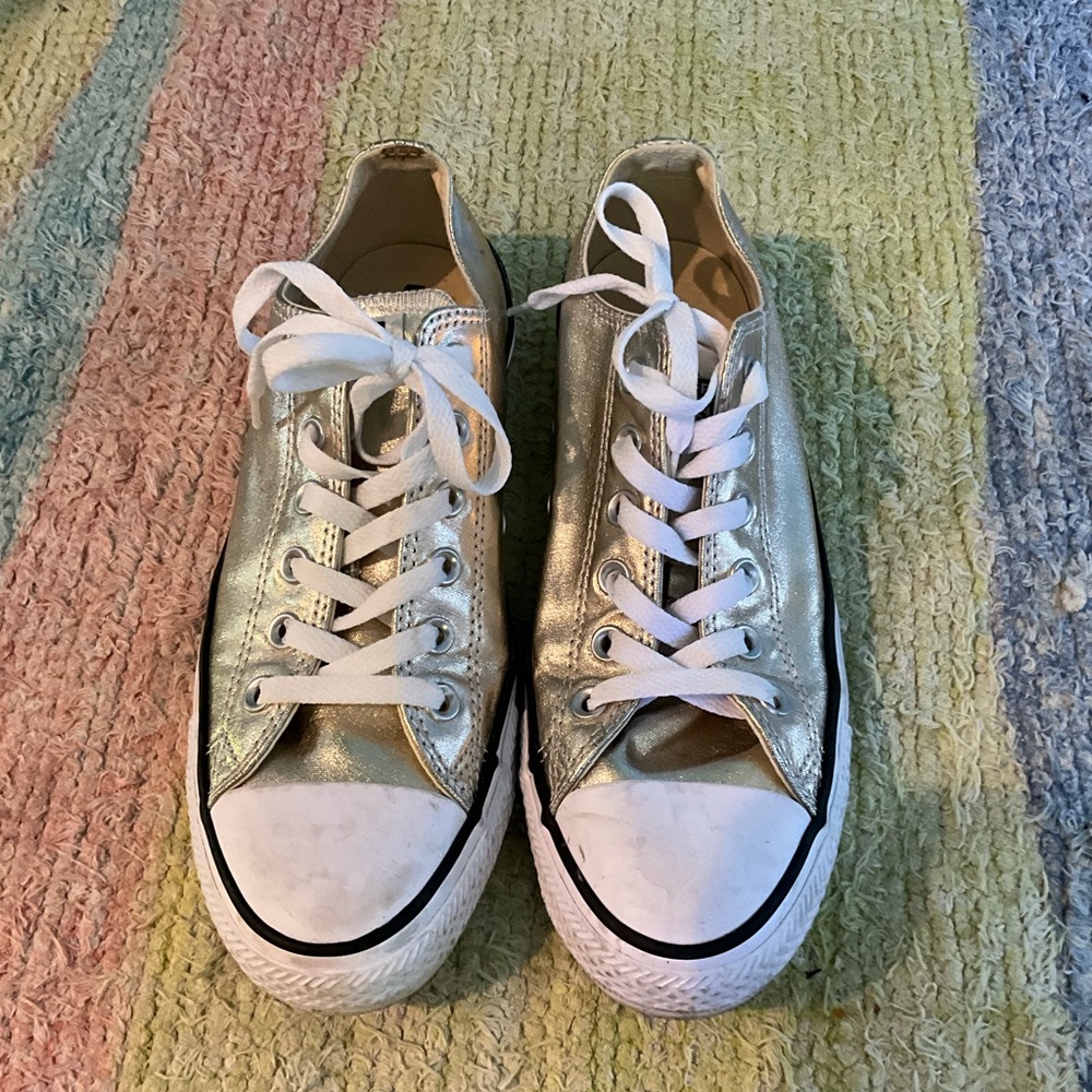 Metallic Gold Converse